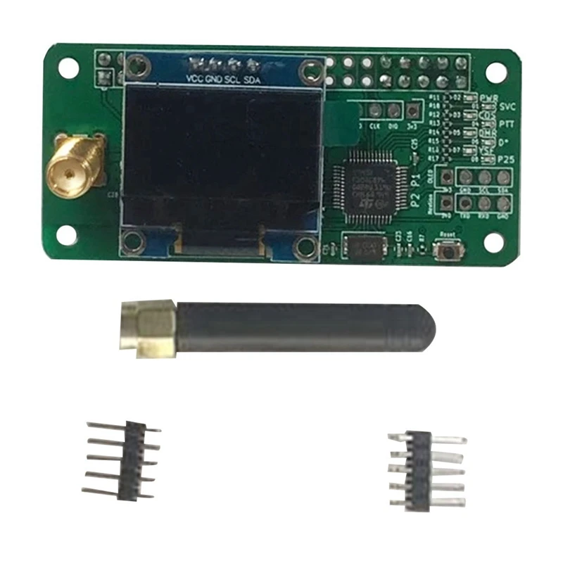 

2X MMDVM реле DMR P25 YSF Dstar цифровое радио шлюз Hotspot Плата расширения + OLED + антенна