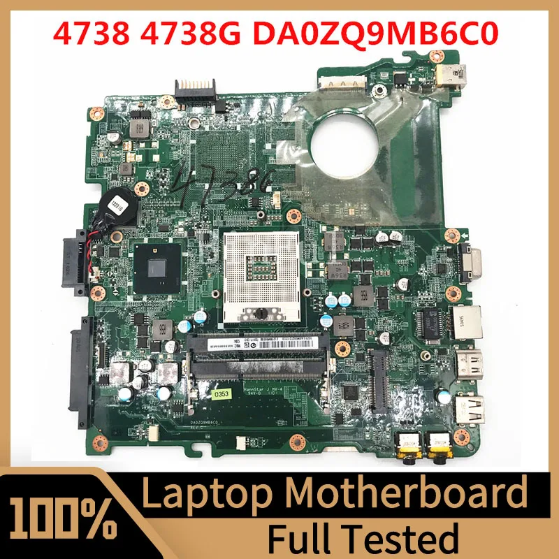 

DA0ZQ9MB6C0 Mainboard For ACER Aspire 4738 4738G 4738Z 4738ZG Laptop Motherboard SLGZS HM55 100% Full Tested Working Well