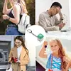 Key Fidget Toy Light Up Finger Keyboard Fidget Joke Toys Novelty Toys Printed With Chinese Character Means Rich For Adults And 5