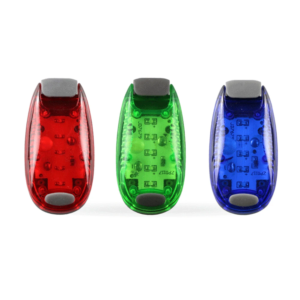 

LED Safety Light Battery Operated Warning Light Clip On Portable Backpack Light Bike Tail Light 3 Mode Night Signal Warning Ligh