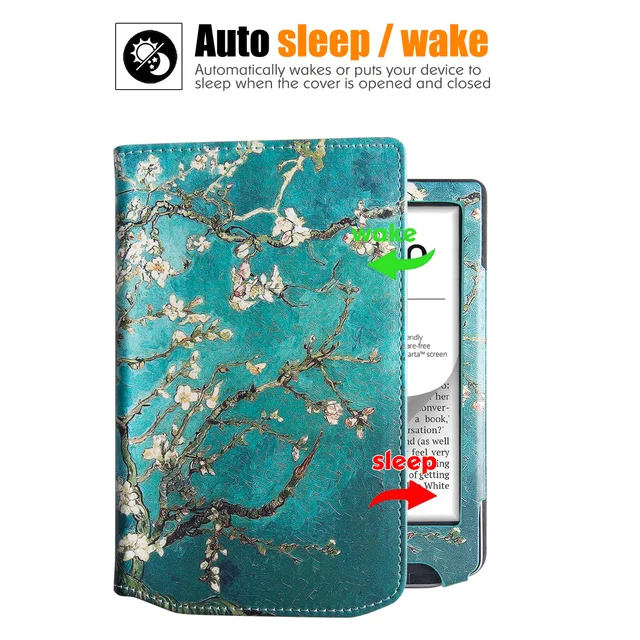 FINTIE Custodia Per Pocketbook Verse Pro E Verse EReader (2023) - Cover Protettiva Con Sveglia/Sonno Automatico - Foto 8