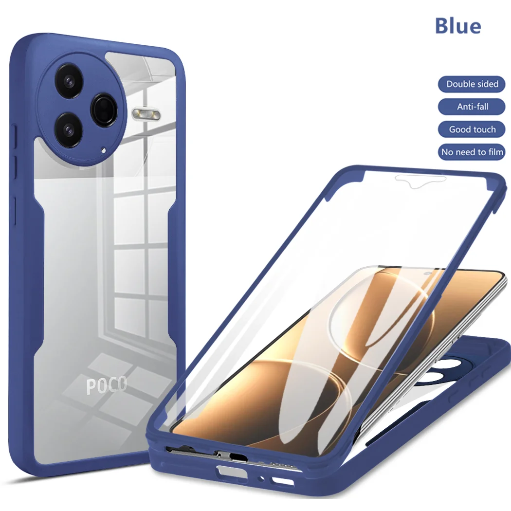 Enhanced Shockproof Clear Protective Case - Full Body Protection Cover