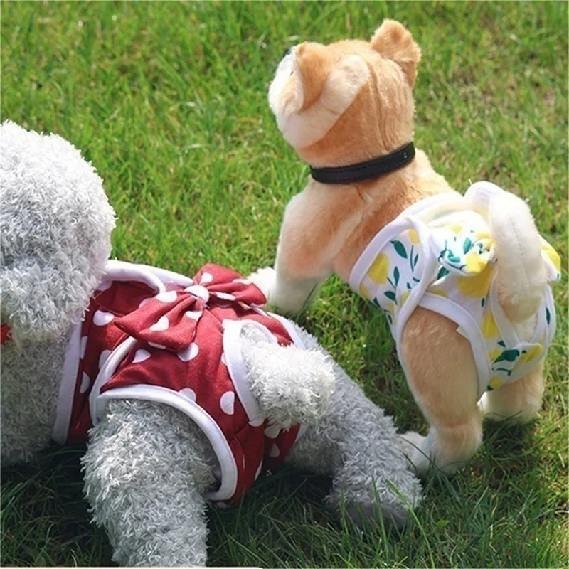 Reusable Female Dogs Diaper Pants Sanitary Menstruation Physiological Shorts dog diapers pet diapers dog nappies