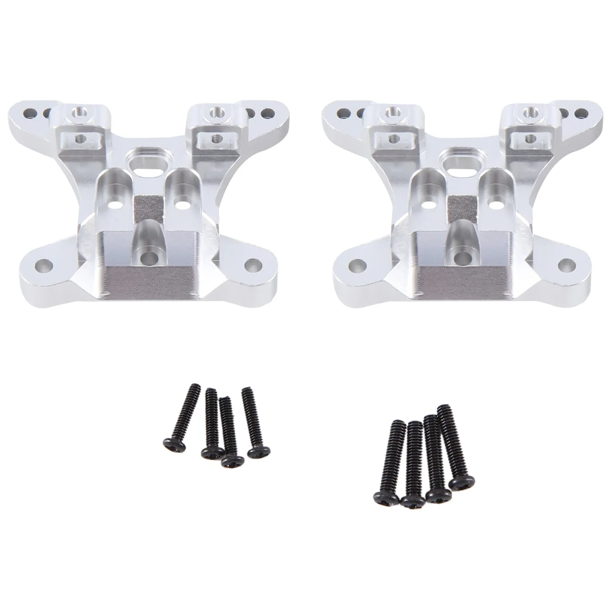 

Подходит для SCY1/16 автомобильные запчасти и аксессуары для пульта дистанционного управления 6061 алюминиевый обновленный передний и задний кронштейн серебристый