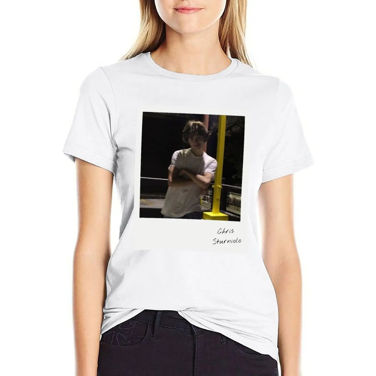 

Chris Sturniolo T-shirt korean fashion summer tops t shirts for Women