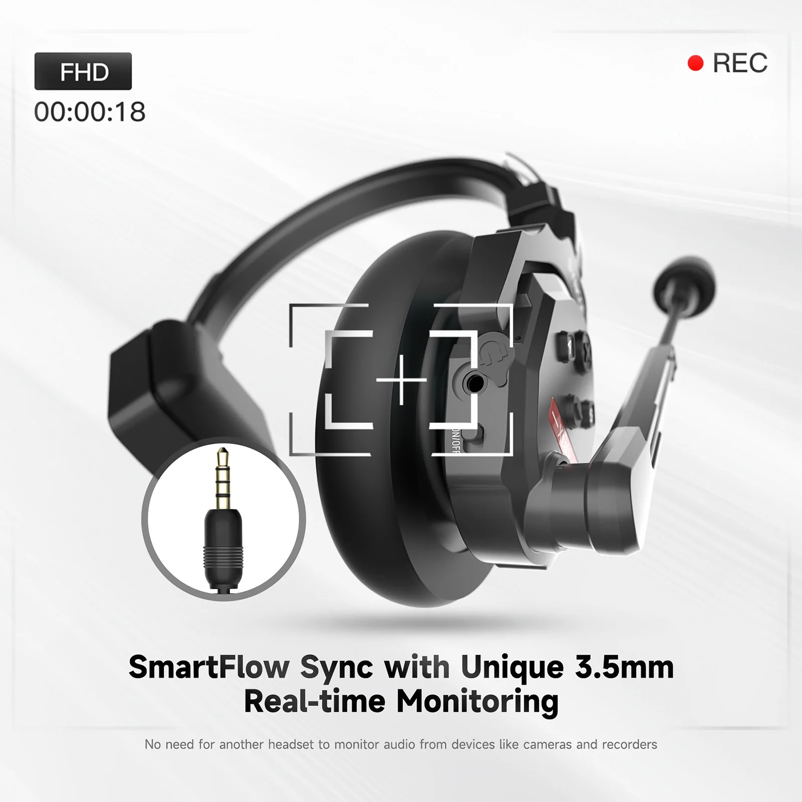 SYNCO Xtalk X1 무선 인터콤 헤드셋 시스템, 2.4G 무선 헤드폰, 마이크 내장 배터리, 350M, 1148ft 변속기