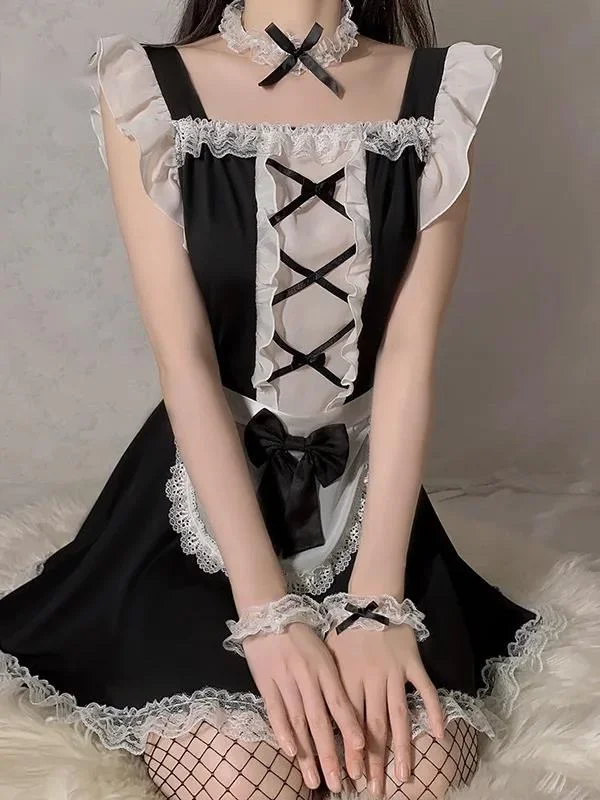 

Новое Стильное летнее элегантное привлекательное Сетчатое кружевное платье, милое романтичное классическое черное и белое искусственное платье DUTM