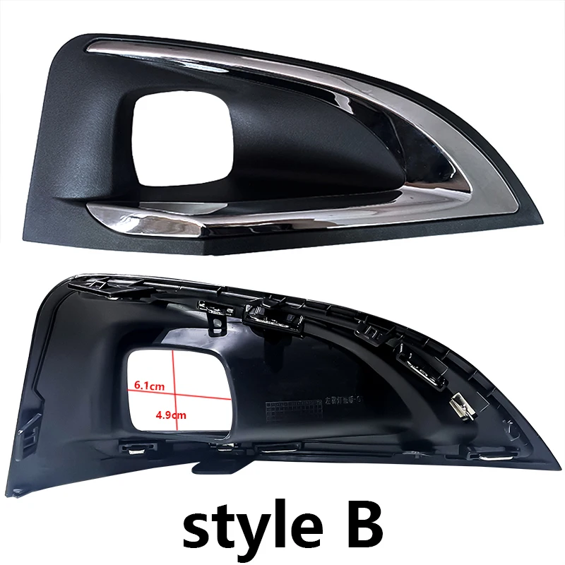 Grille Feu Antibrouillard Peugeot 308 GT Line 2016-2019 - Cadre Chromé, Protection