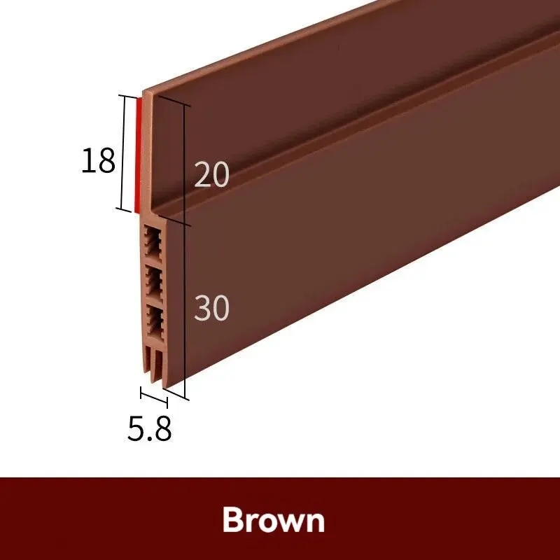 Door Seal Strip 1Pc 1 Meter Self-Adhesive for Doors Windows Sound Insulation Windproof Porous