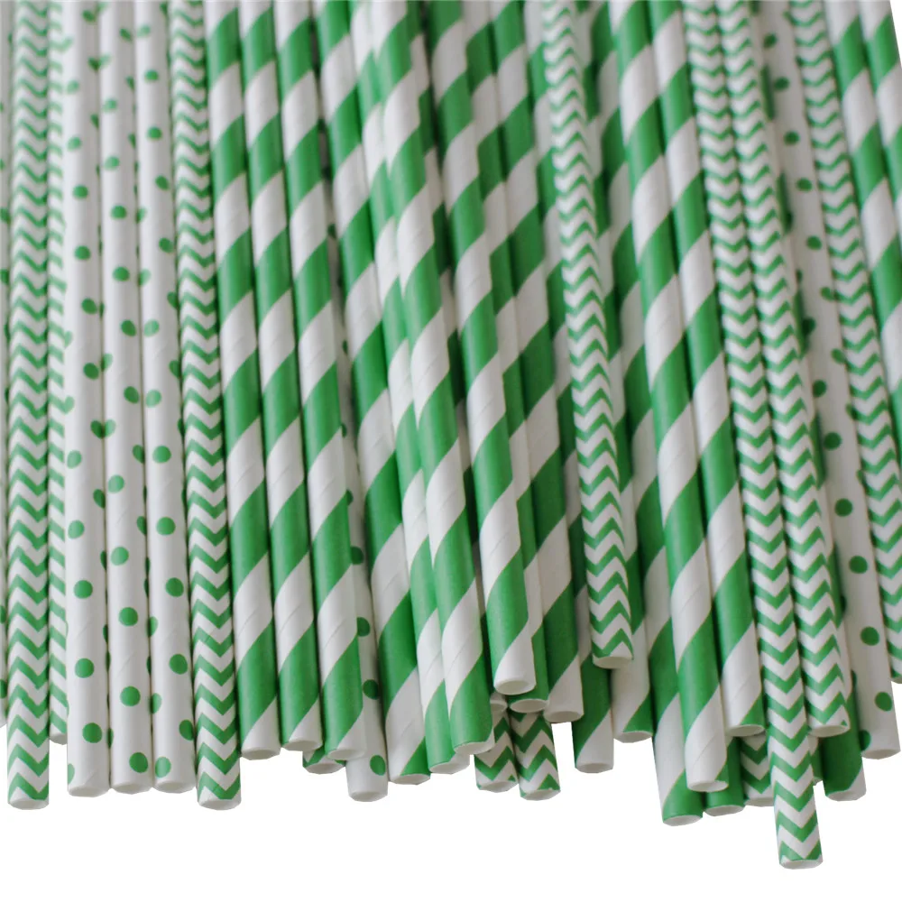 100 Pailles En Papier Arc-en-Ciel Biodégradables - Rayées Colorées, Réutilisables Pour Fêtes, Anniversaires, Mariages - 20cm