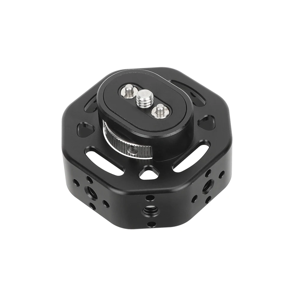 Camera Round Side Handgrip with 1/4"-20 Thumbscrew Mount Rosette Arri Style Hand