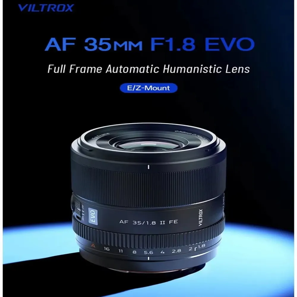 빌트록스 풀프레임 35mm F1.8 II EVO 자동 초점 대구경 인문주의적 렌즈..