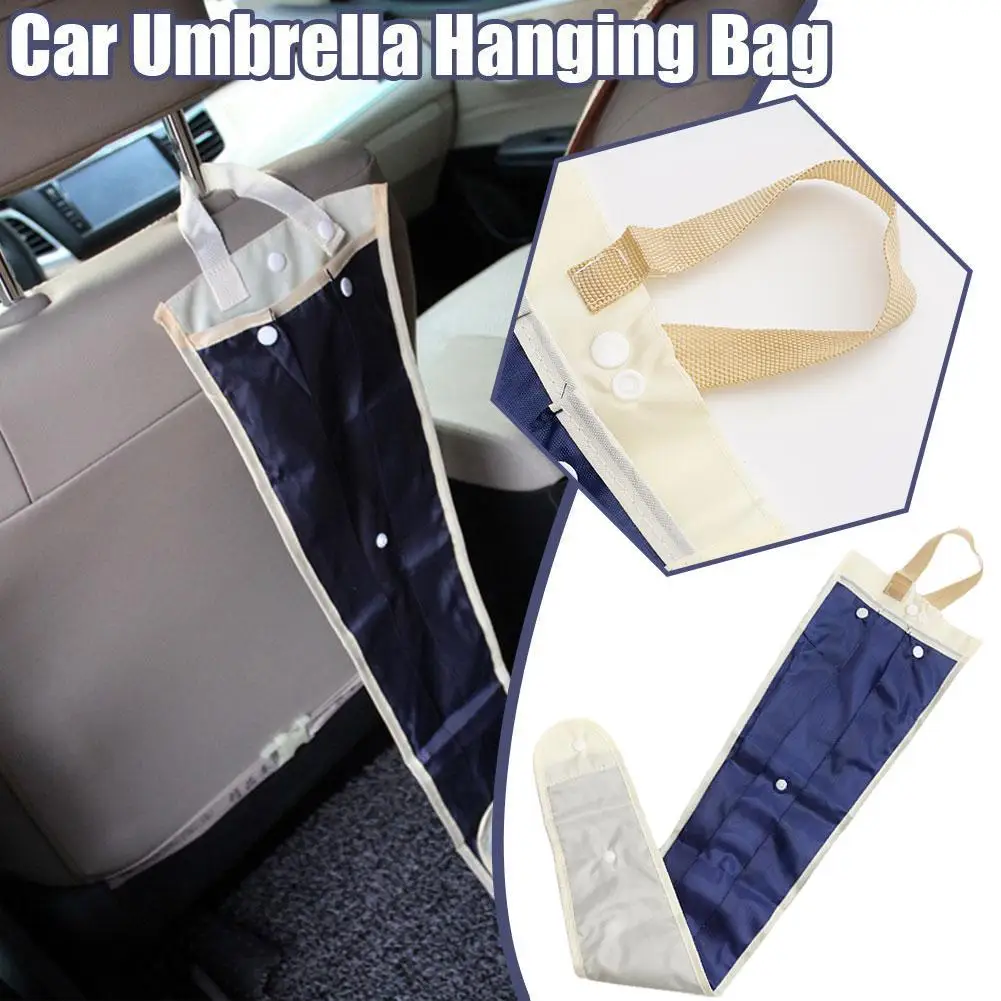 Umbrella Cover For Car Truck Back Seat Umbrella Storage Holder Hanging Waterproof Organizer Bag Foldable Sleeve Ho F2D5