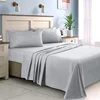 4/6 Pieces Luxury Bedding Sheet Set Egyptian Cotton 1000TC Fitted Sheet Flat Sheet Pillowcase - Wrinkle, Stain, Fade Resistant 1