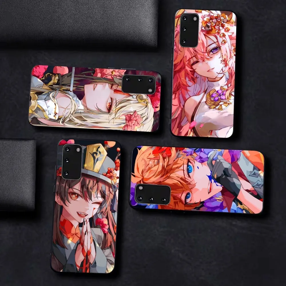

Genshin Impact Raiden Phone Case For Samsung S 9 10 20 21 22 23 30 23plus lite Ultra FE S10lite Fundas