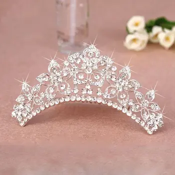 Diadema da sposa pettine per capelli corona ornamenti per fascia accessori moda copricapo gioielli da sposa accessori per lo Styling dei capelli