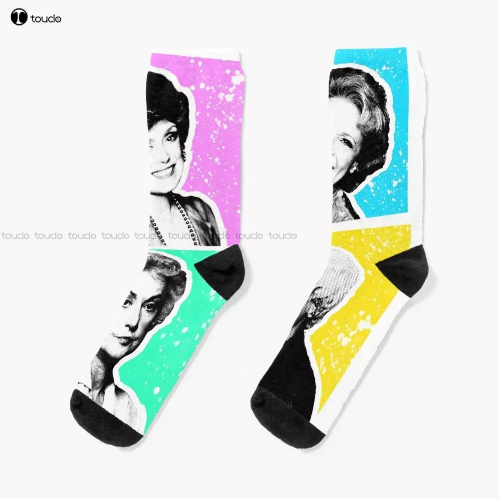 

Golden Girls Pop! Socks The Golden Girls Personalized Custom Unisex Adult Teen Youth Socks 360° Digital Print Custom Gift