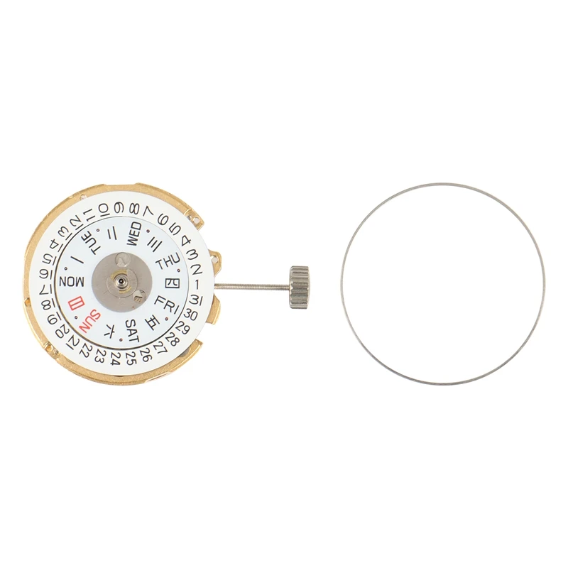 

Часы наручные NH36, точные автоматические, с белым/золотым циферблатом, для часов Seiko NH36
