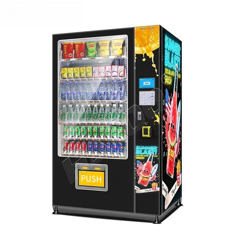 Vending Machine Drink Combo Cold Drink Water Snacks Customize Automatic