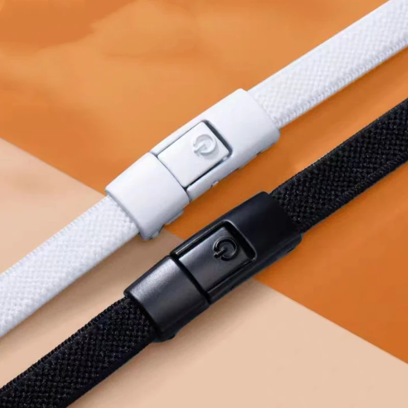 New Press Lock Shoelaces Without ties Gradient Flats Elastic Laces Sneakers Kids Adult No Tie Shoe laces for Shoes Accessories