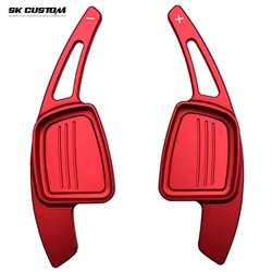 SK CUSTOM Steering Wheel Shift Paddle Shifter For Audi A3 / S3 Facelift A5 S5 2017 A4 B9 Q7 2016-2017 TT TTS Shift Extender