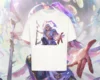 Hot Anime Arcane Unisex Men Short Sleeves Arcane Season 2 Viktor Jinx T Shirt Women  Oversized Cotton LOL Game Casual Loose Tees 1