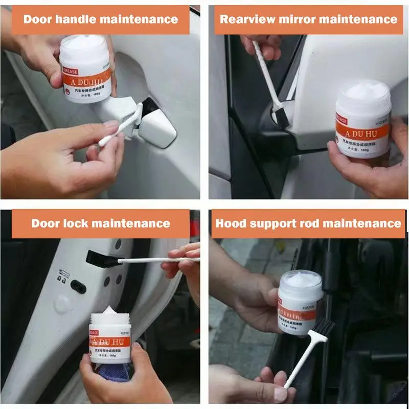 Car Lubricant 100g Car Lubricant For Door And Sunroof Rubber Strip Efficient Multifunctional Automotive Rubber Strip Lubrication Grease