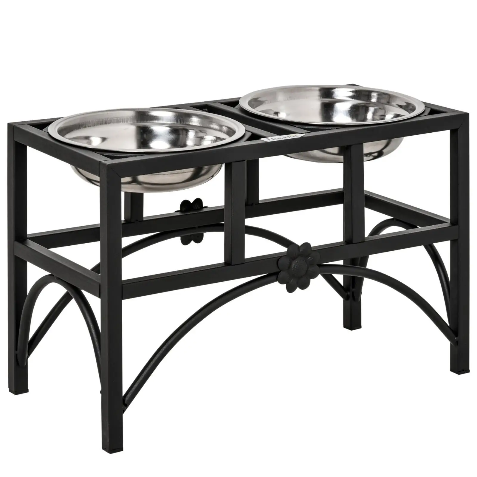 Raised Dog Food Bowls Non-slip Iron Pet Beds Furniture Double Stainless Steel Feeder Stand for Large Dogs Eating Raised Dog Food Bowls Non-slip Iron Pet Beds Furniture Double Stainless Steel Feeder Stand for Large Dogs Eating