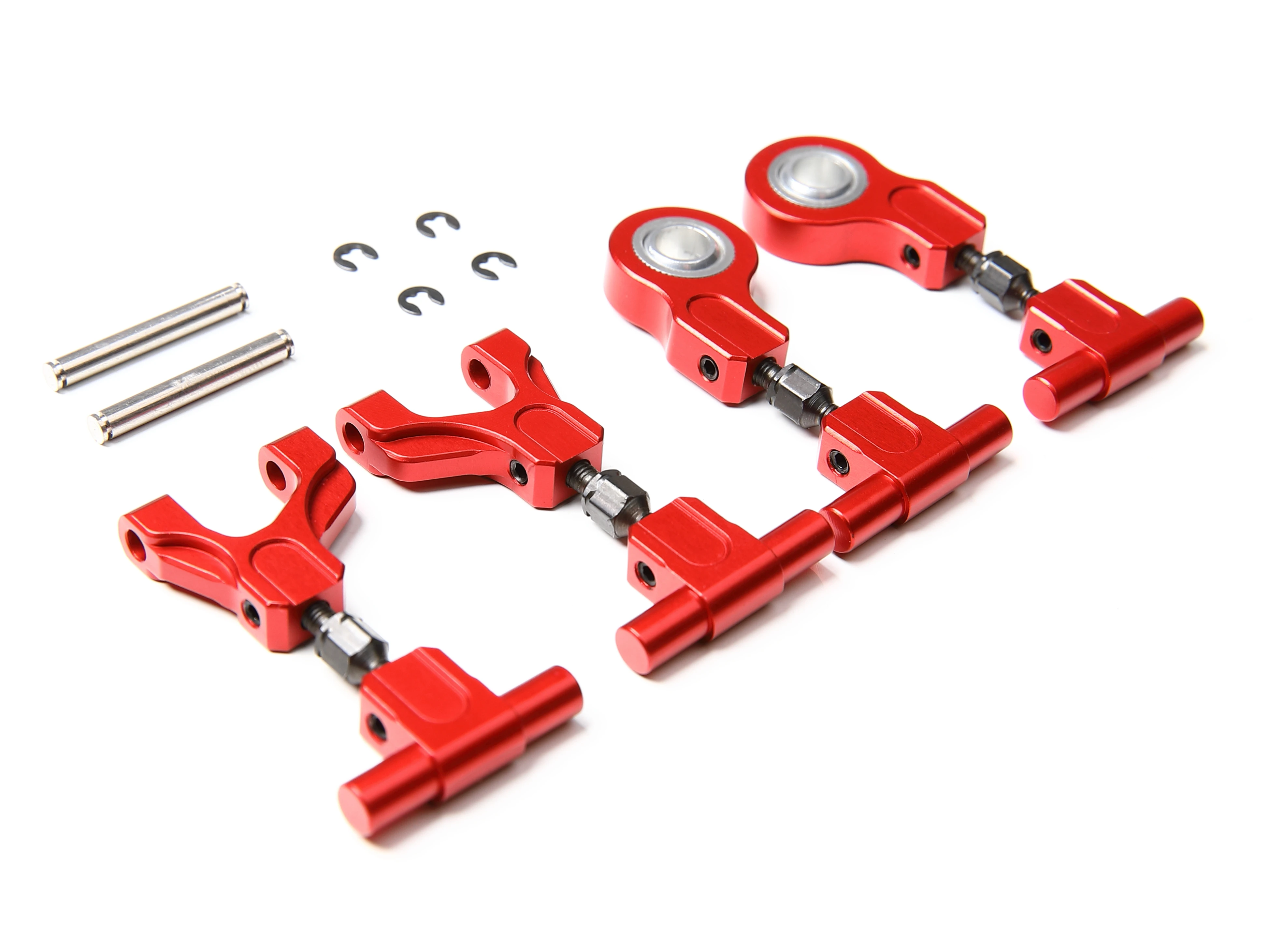 Bracci Ammortizzatori In Alluminio Anteriori E Posteriori Per Telaio Tamiya TT-02B - Parti RC Buggy 1:10