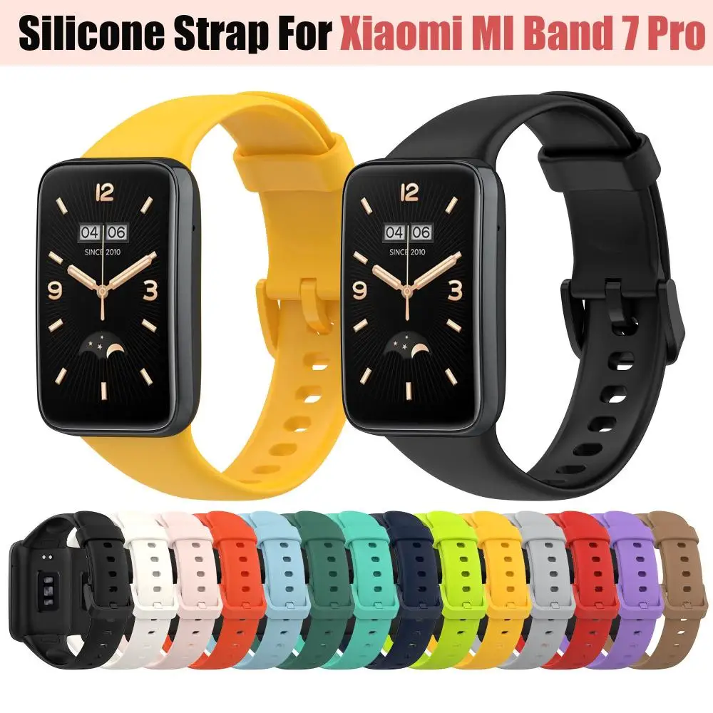 

Soft Sport Accessories Smart Watch Silicone Wristband Replacement Strap For Xiaomi Mi Band 7 Pro