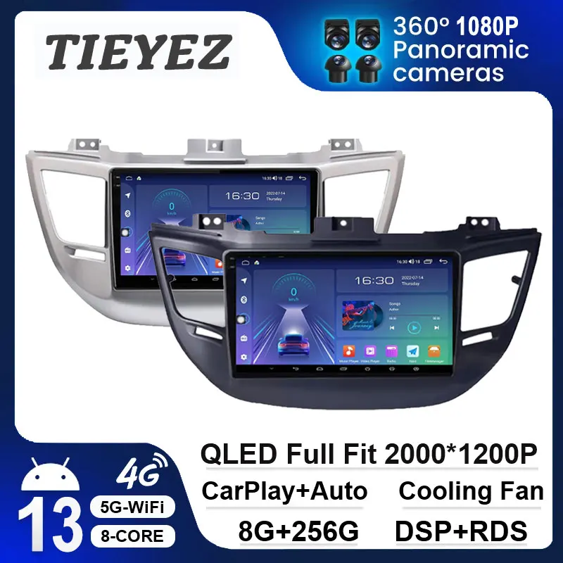 

Android 13 Carplay Car Radio For Hyundai Tucson 3 IX35 2015-2018 Multimedia Player GPS Navigation 2Din Dutoradio 8core 8G+256G