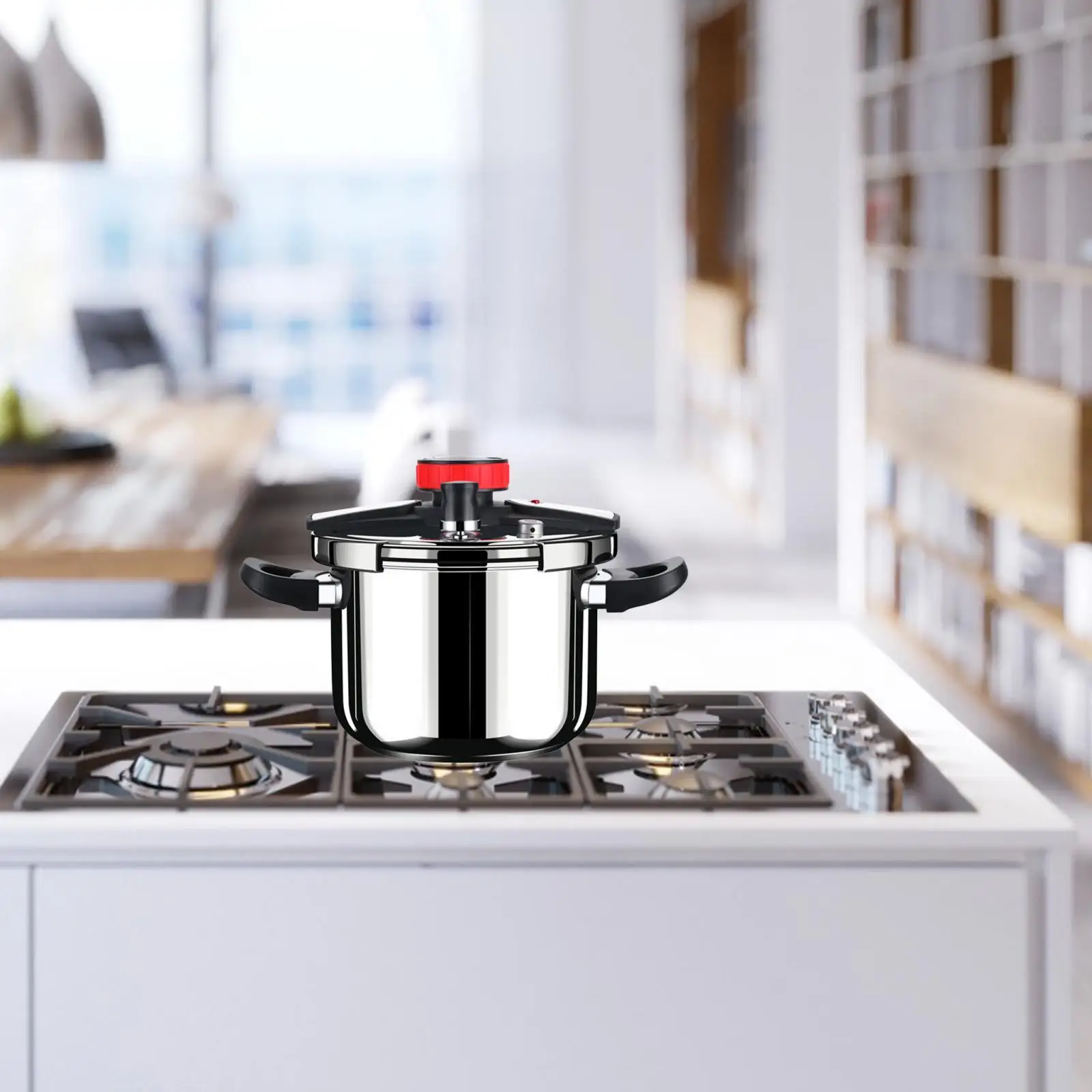 Kitchen Pressure Cooker Kitchen Cooking Pot Fast Heating Multifunction 