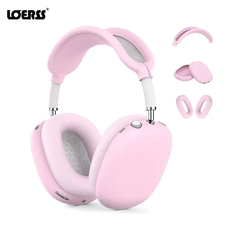 Custodia Per Cuffie In Silicone Loerss 3 In 1 Per Airpods Max Custodia Protettiva Antiurto Morbida Per Custodie Per Accessori Apple Airpod Max