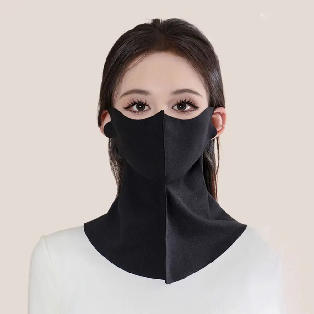 2 Pcs 목 보호대 목 따뜻한 마스크 두꺼운 흔적 없음 오토바이 온난화 마스크 3 차원 자외선 차단