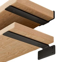 1PC 5mm Wall Shelf Bracket Suspended Tripod Shelf Support Hidden Wall Fixed Partition Storage Rack Shelves Angle Bracket Thicken 1