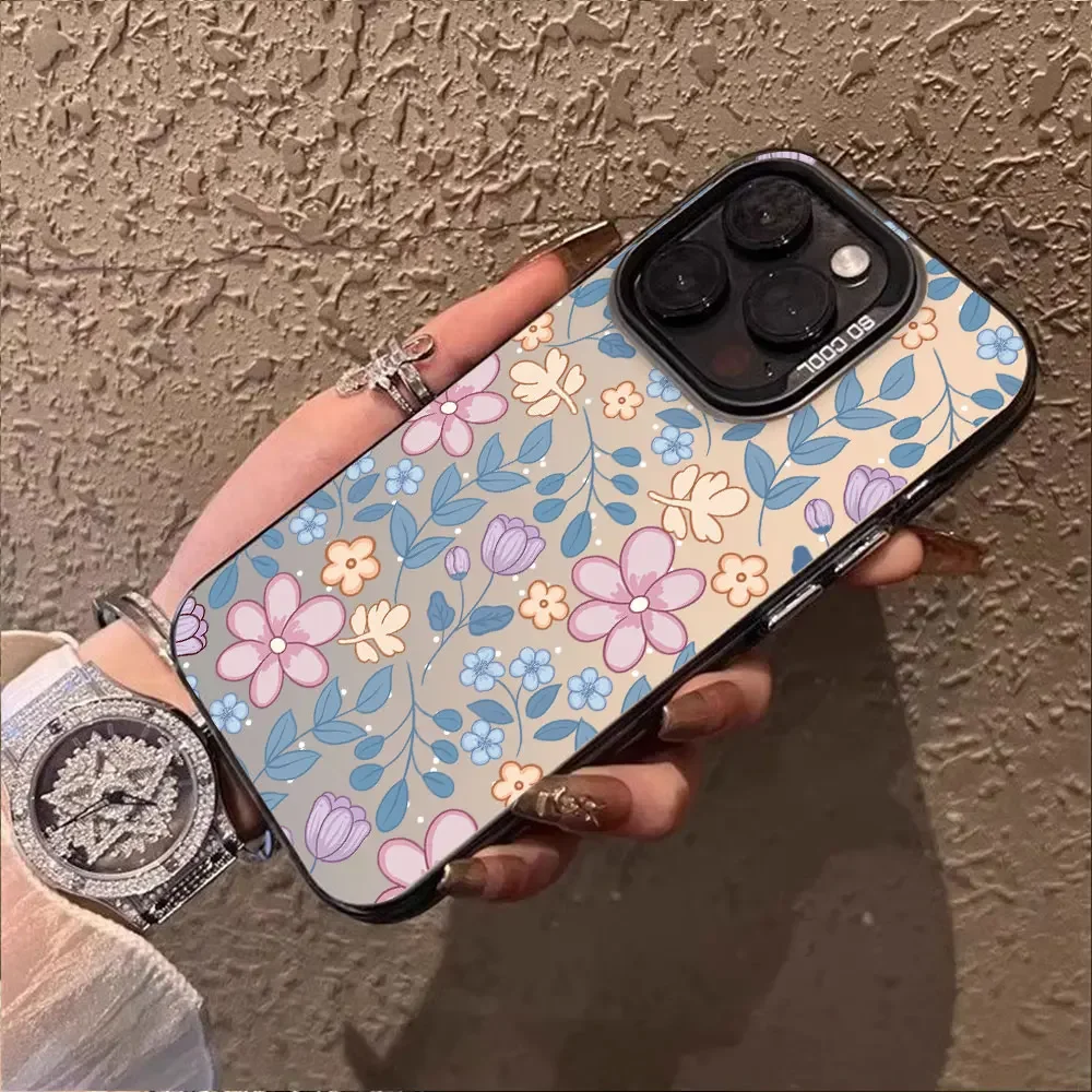 Luxury Flower IMD Phone Case Cover