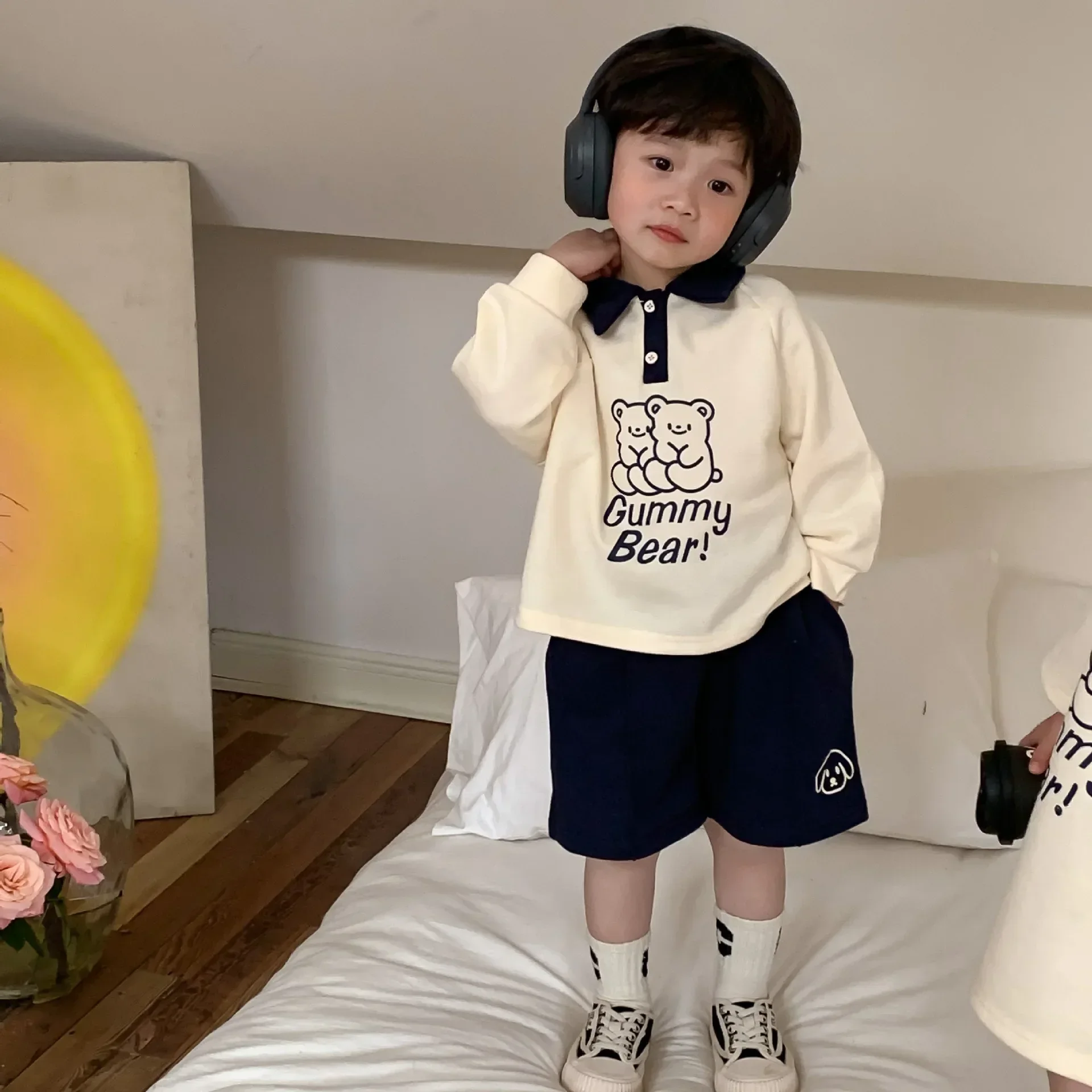 Spring Korean Style Children's Set Boys Girls Siblings Clothing