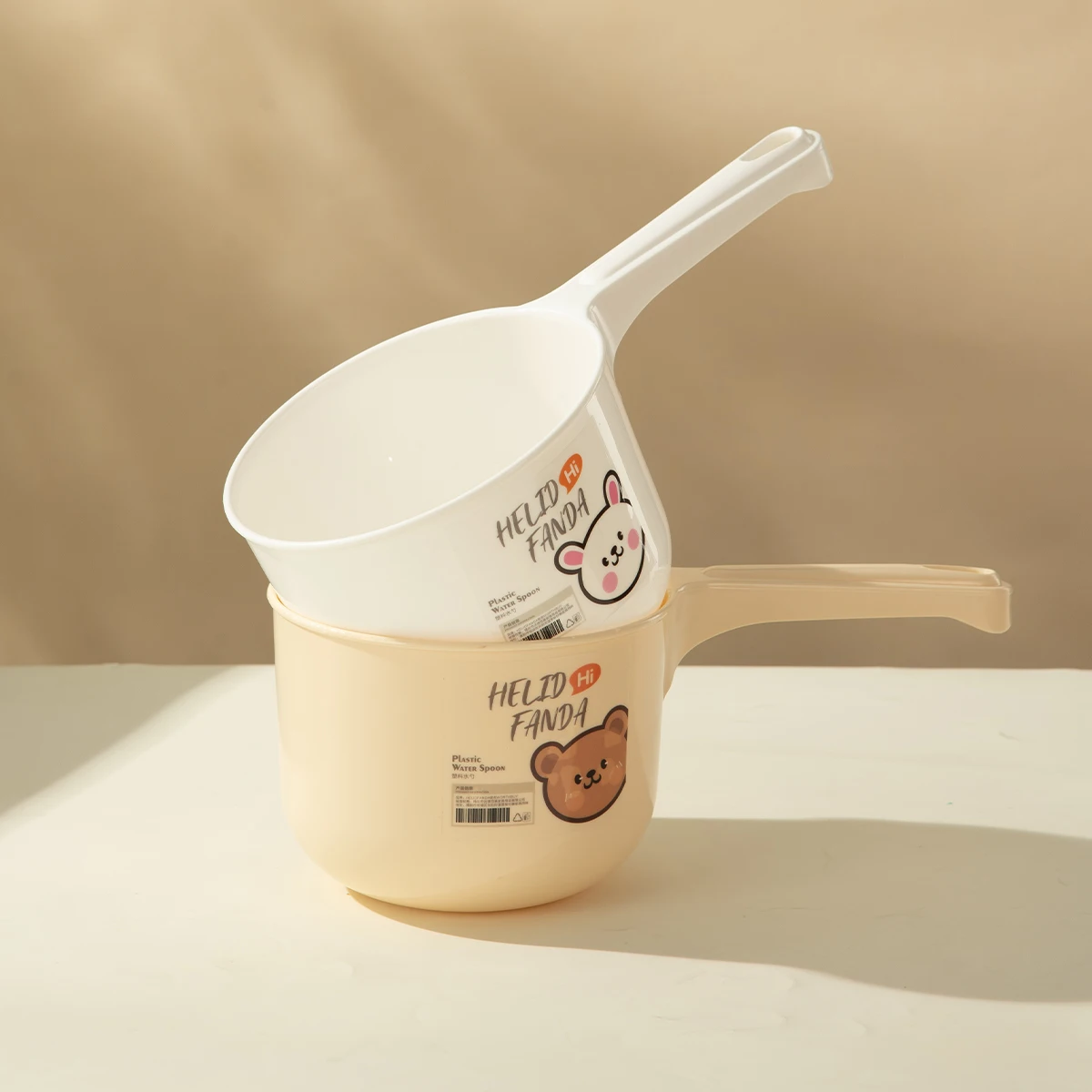 Plastic Water Ladle WORTHBUY Kitchen Thickened Water Dipper Long Handle Spoon Multifunctional Large Capacity Scoop