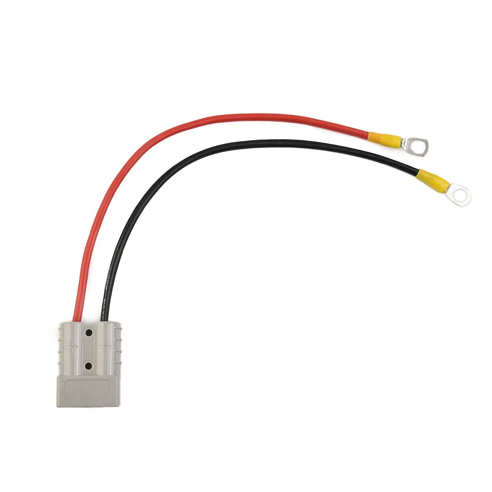 

12AWG 50Amp Connector Plug Extension Cord 12AWG 50A Lead To Lug M8 Terminal Battery Charging Connector Cable 30/50/100cm