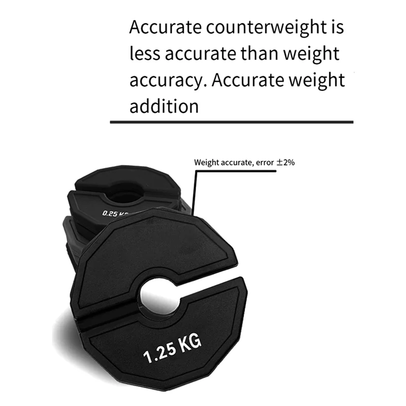 Gym Micro Plates Dumbbell Fractional Weight Plate Rubber Fractional Weight Plates Add-Onchange 0.25Kg