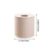 Beige/Dark Brown Simulation Rattan Tissue Storage Box Decorative Dustproof Roll Paper Rack Container Round Plastic Tissue Box 6