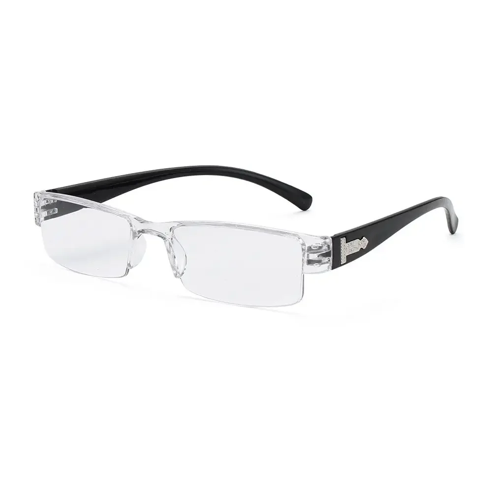 Gafas de lectura para hombres y mujeres mayores, lentes con montura de PC, portátiles, para presbicia, cuidado de la visión de alta definición + 1,0 ~ + 4,0, 1 unidad