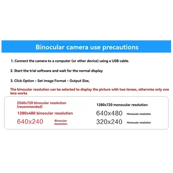 BTLIFE-100 Degree Camera Module OV9732 1MP 2.1Mm Dual Camera Module Manual Focus+Shell+Tripod For Winxp/7/8/10 Linux/Android 1