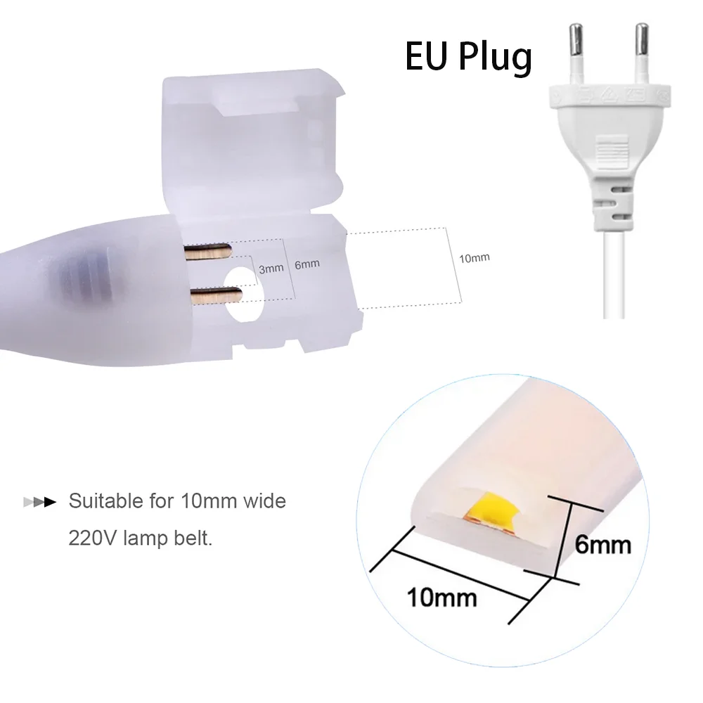 슈퍼 밝은 220V 230V COB LED 스트립 Zigbee 3.0 스마트 컨트롤러 288LED/m 유연한 COB 라이트 바 야외 방수 스마트 라이프