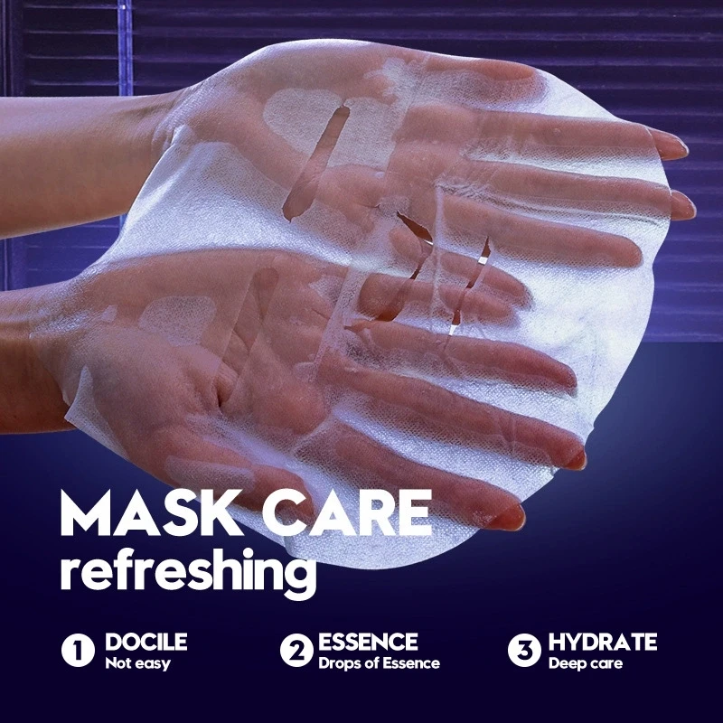 5/10pcs SADOER Men's Face Mask Facial Moisturizing Oil Control Anti-aging Hydrating Facial Masks Face Sheet Mask Skin Care