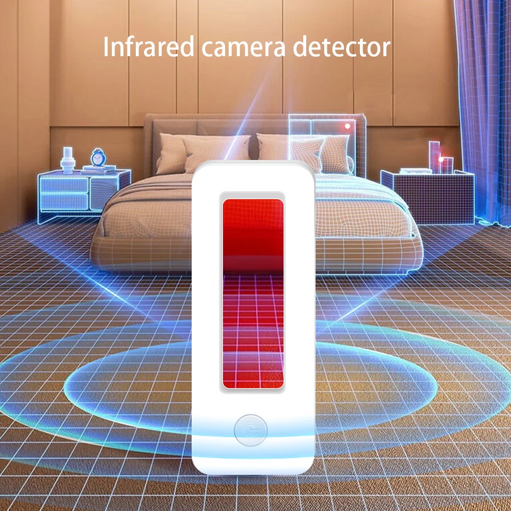 Infrared Light Cam Detector 4 Modes Portable RF Signal Scanner 220mAh Car GPS Tracker Detector for Home Office Travel Car