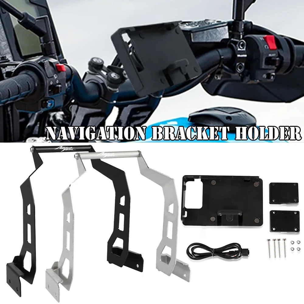 2022 2023 Moto Per Honda Crf 1100L Africa Twin Adventure Sports Crf 1100L 2019-21 Staffa Di Navigazione Gps Supporto Per Telefono Usb