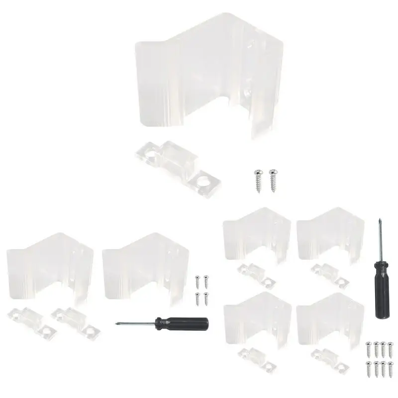 Mirror Closet Door Latch Mirrored Sliding Closet Catch Door Lock With Screw Safety Interior Hardware Shock Absorption