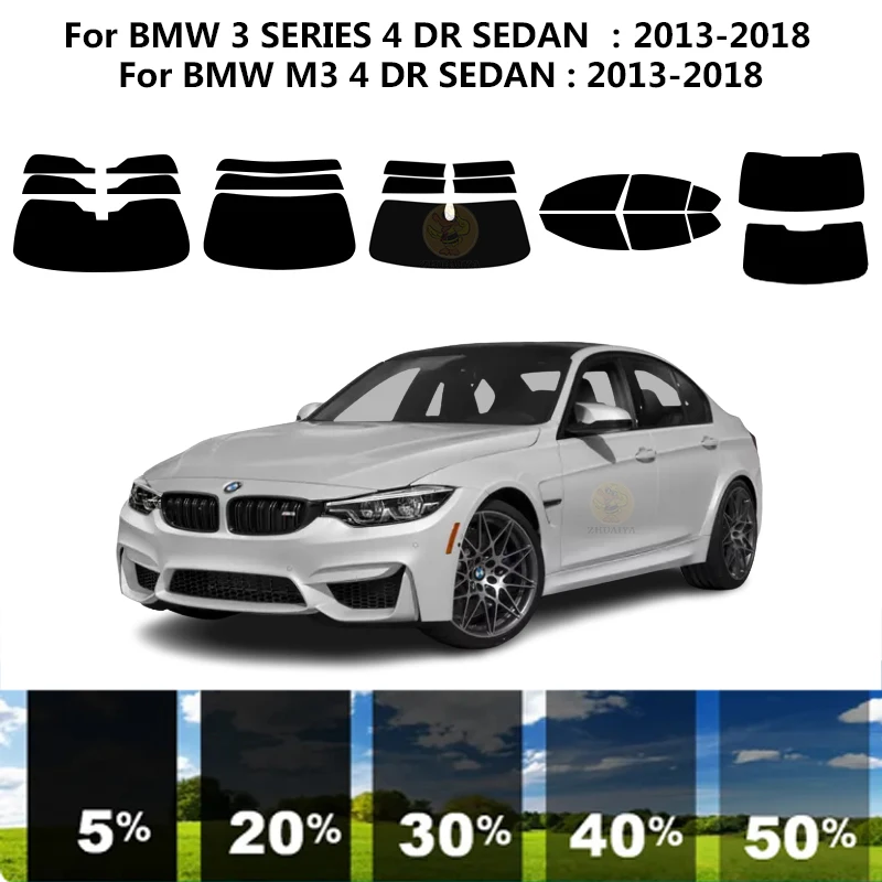 

Precut nanoceramics car UV Window Tint Kit Automotive Window Film For BMW M3 F80 4 DR SEDAN 2013-2018