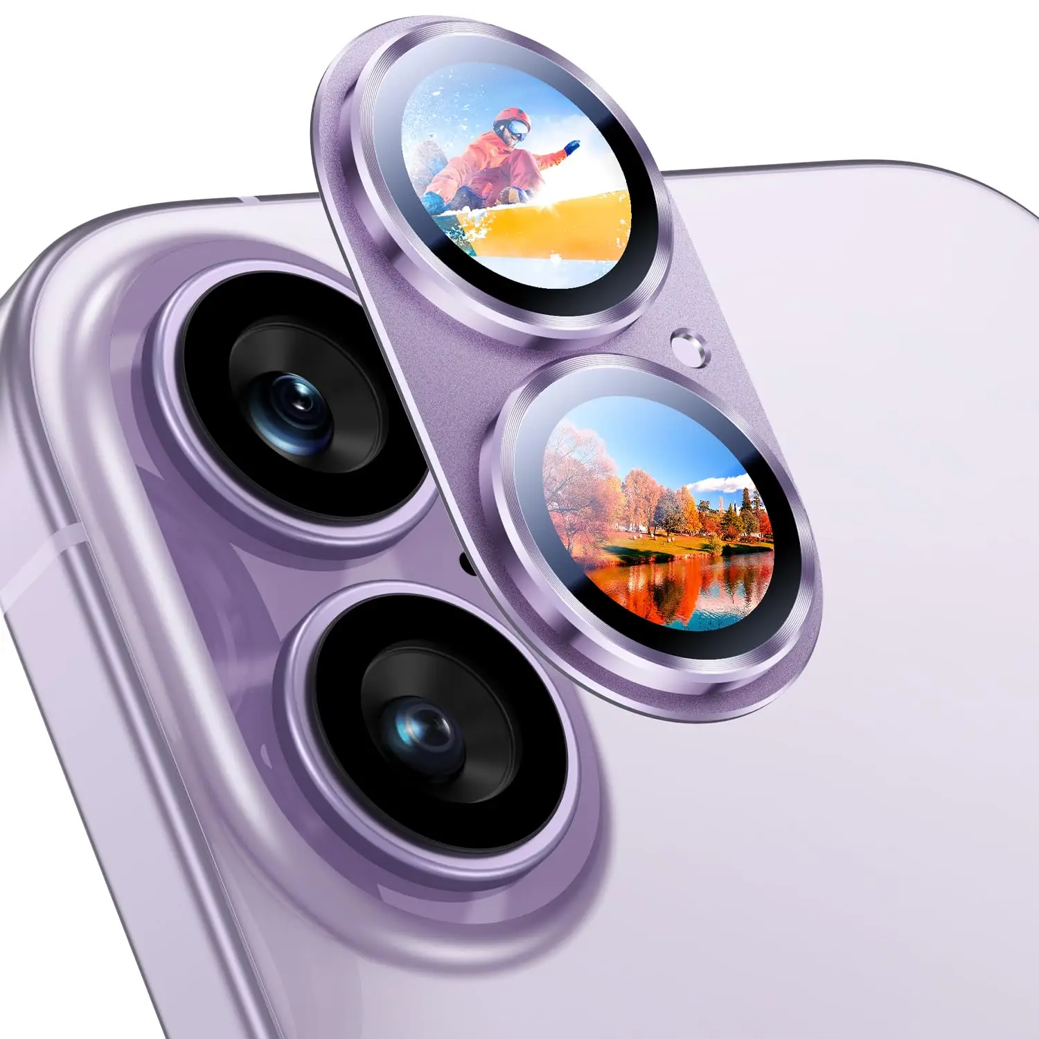 ตัวเลือกสินค้า ฟิล์มกระจกนิรภัยป้องกันเลนส์กล้องสำหรับ iPhone 17 Pro Max อุปกรณ์ป้องกันเลนส์สำหรับ iPhone 17 Pro Air